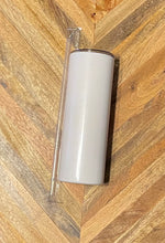 Load image into Gallery viewer, 20 oz UV Color Changing Skinny Straight Seamless Tumbler