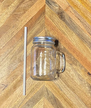 Load image into Gallery viewer, 12oz Sublimation Clear or Frosted Glass Mason Jar