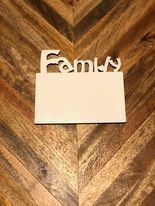 MDF Family Picture Frame