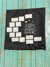 Load image into Gallery viewer, One sidded14 Panel Moon Pillow Cover
