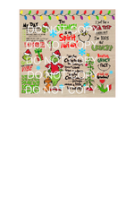 Load image into Gallery viewer, The Green Guy 20oz Tumbler Sublimation Transfers- Ready to Press
