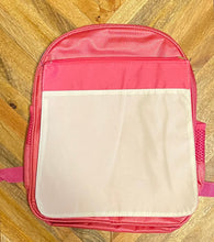 Load image into Gallery viewer, Kids Back Pack With  Removable Sublimation Patch
