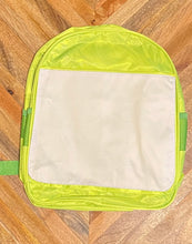 Load image into Gallery viewer, Kids Back Pack With  Removable Sublimation Patch
