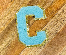 Load image into Gallery viewer, Blue Chenille Letters
