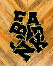 Load image into Gallery viewer, Black Chenille Letters
