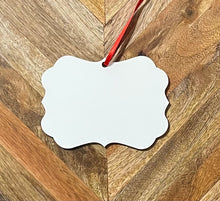 Load image into Gallery viewer, Christmas MDF Double Sided Ornaments
