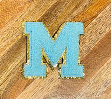 Load image into Gallery viewer, Blue Chenille Letters
