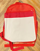 Load image into Gallery viewer, Kids Back Pack With  Removable Sublimation Patch
