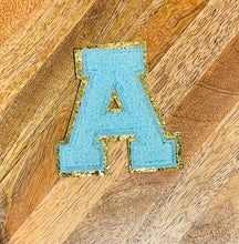 Load image into Gallery viewer, Blue Chenille Letters
